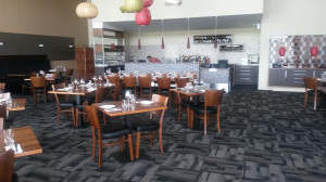 Commercial carpet tiles for restaurants